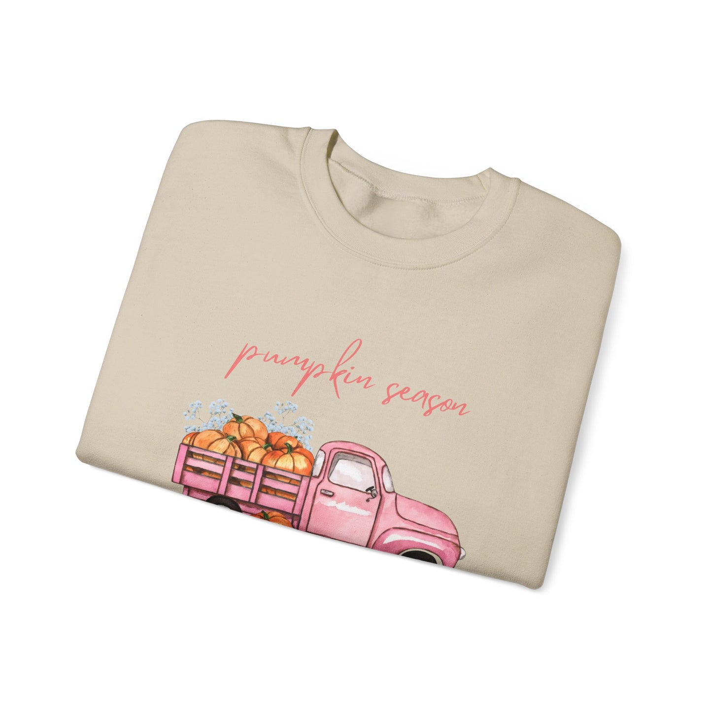 Pumpkin Season Vintage Truck Sweatshirt