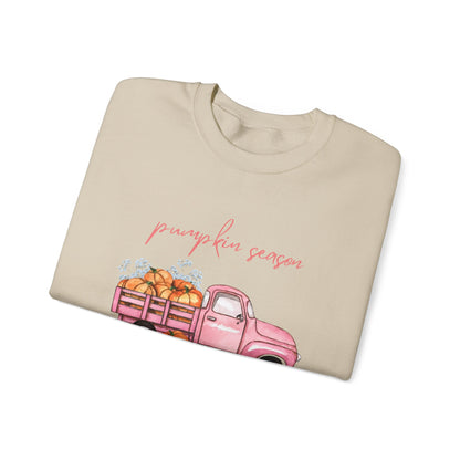 Pumpkin Season Vintage Truck Sweatshirt