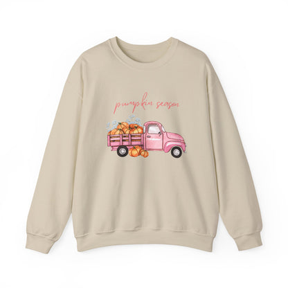 Pumpkin Season Vintage Truck Sweatshirt