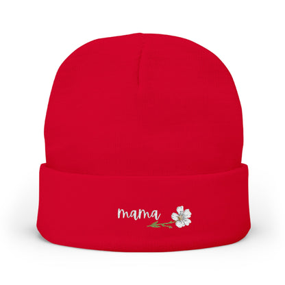 MaMa Embroidered Knit Beanie for Every Season | Cozy Winter Hat, Gifts for Grandparents, Outdoor Accessories, Mother's Day
