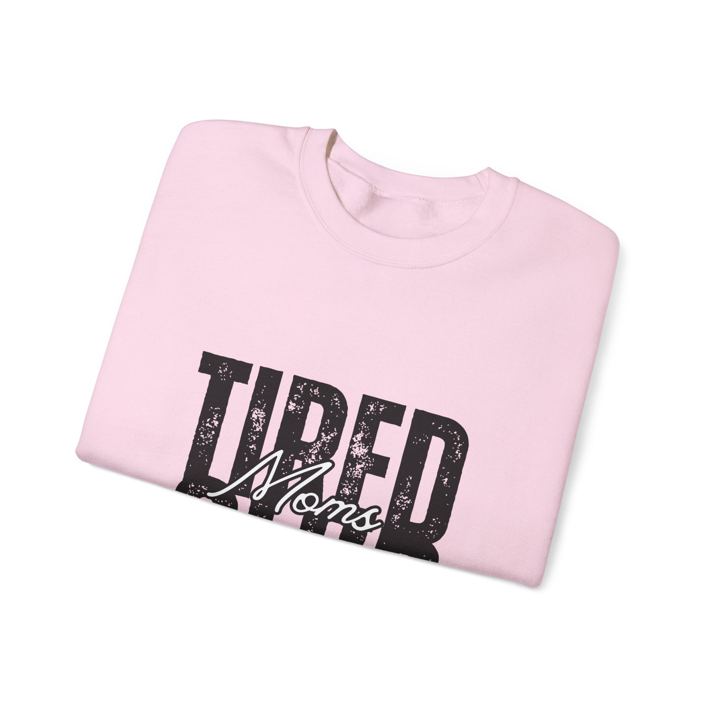 Tired Moms Club Sweatshirt - Cozy Gift for Coffee Lovers, Mothers Day, New Mom, Lounge Wear, Relaxing Outfit