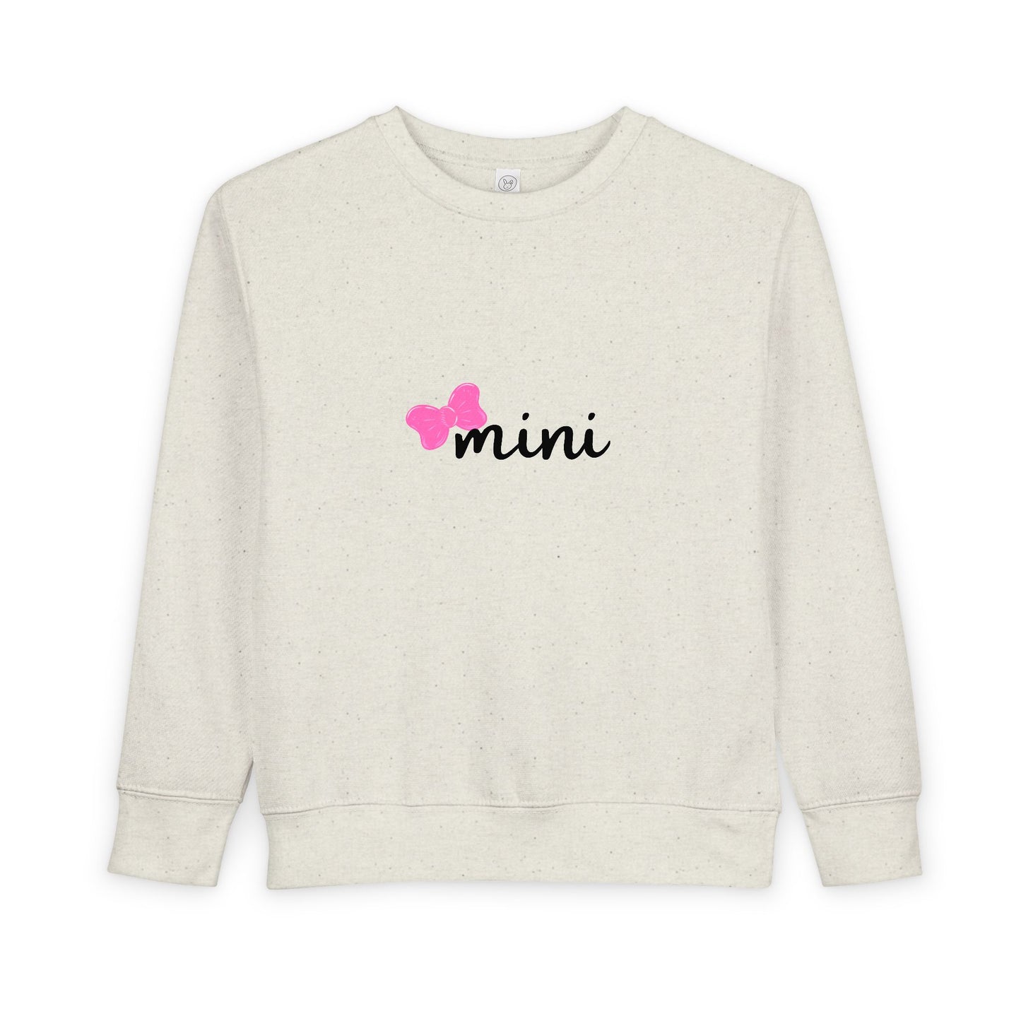 Pink Bow Mini Toddler Matching Mama Sweatshirt