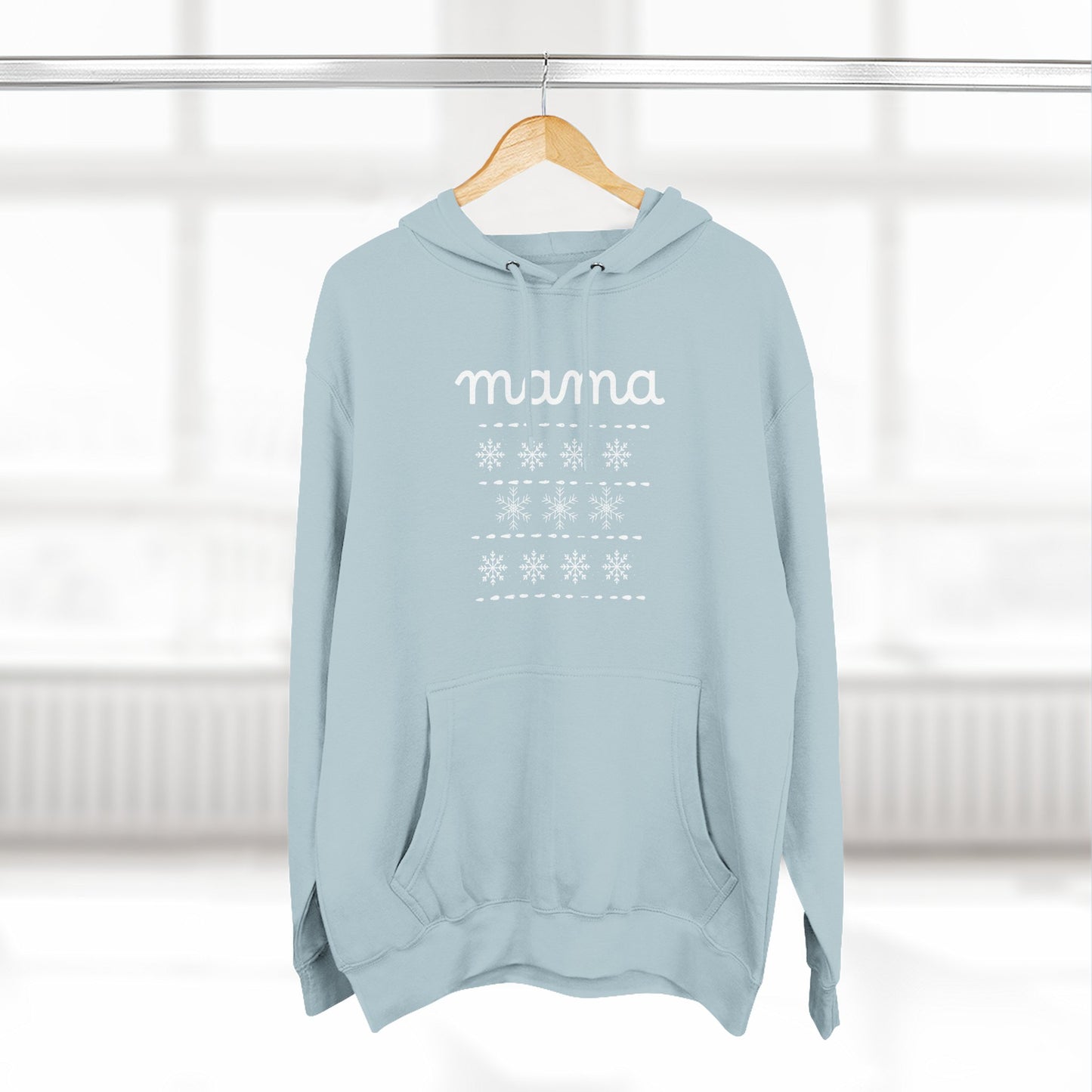 Christmas Mama Three-Panel Fleece Hoodie