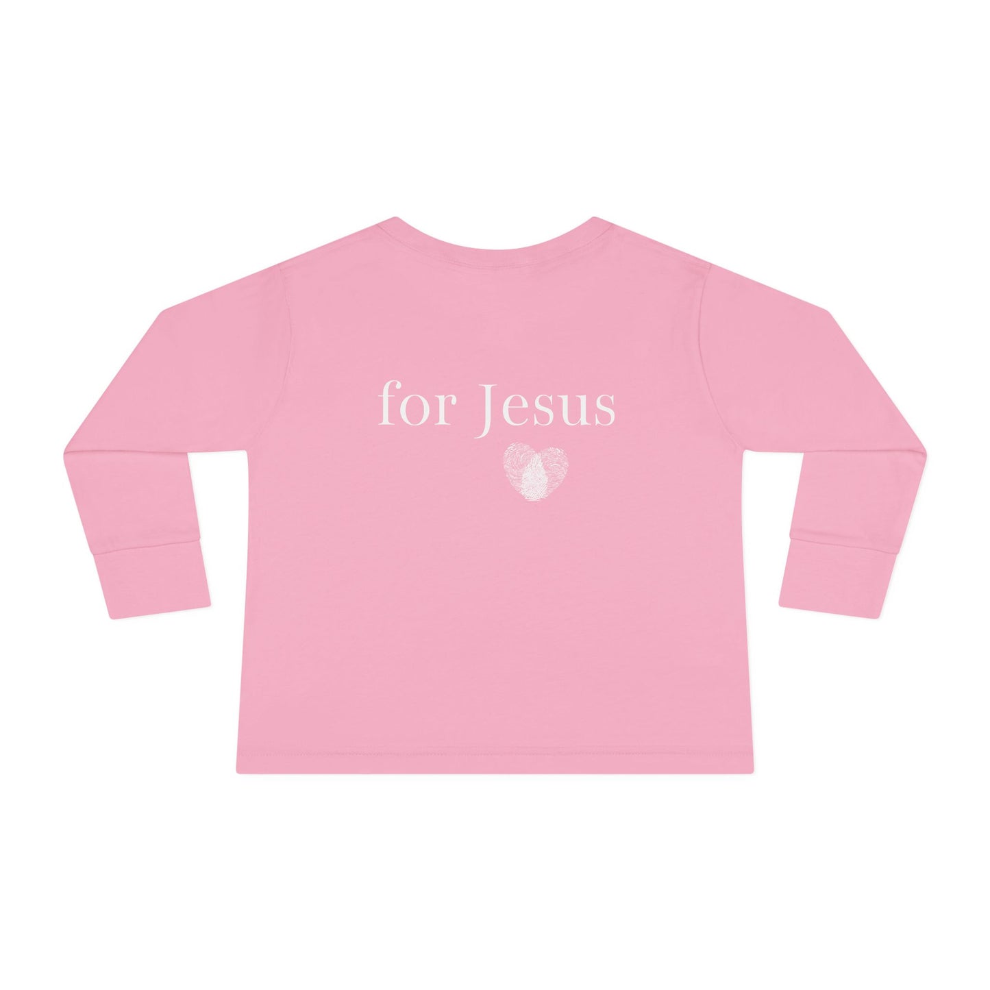 Tiny Warrior for Jesus Toddler Long Sleeve Tee