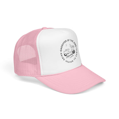Daughter of the King Embroidered Foam Trucker Hat