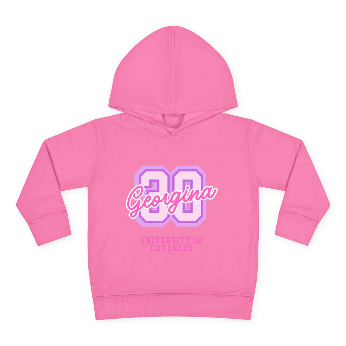 University of Cuteness Toddler Pullover Fleece Hoodie, Cute Kids Hoodie, Personalized Baby Sweatshirt, Toddler Gift, Cozy Kids Clothing