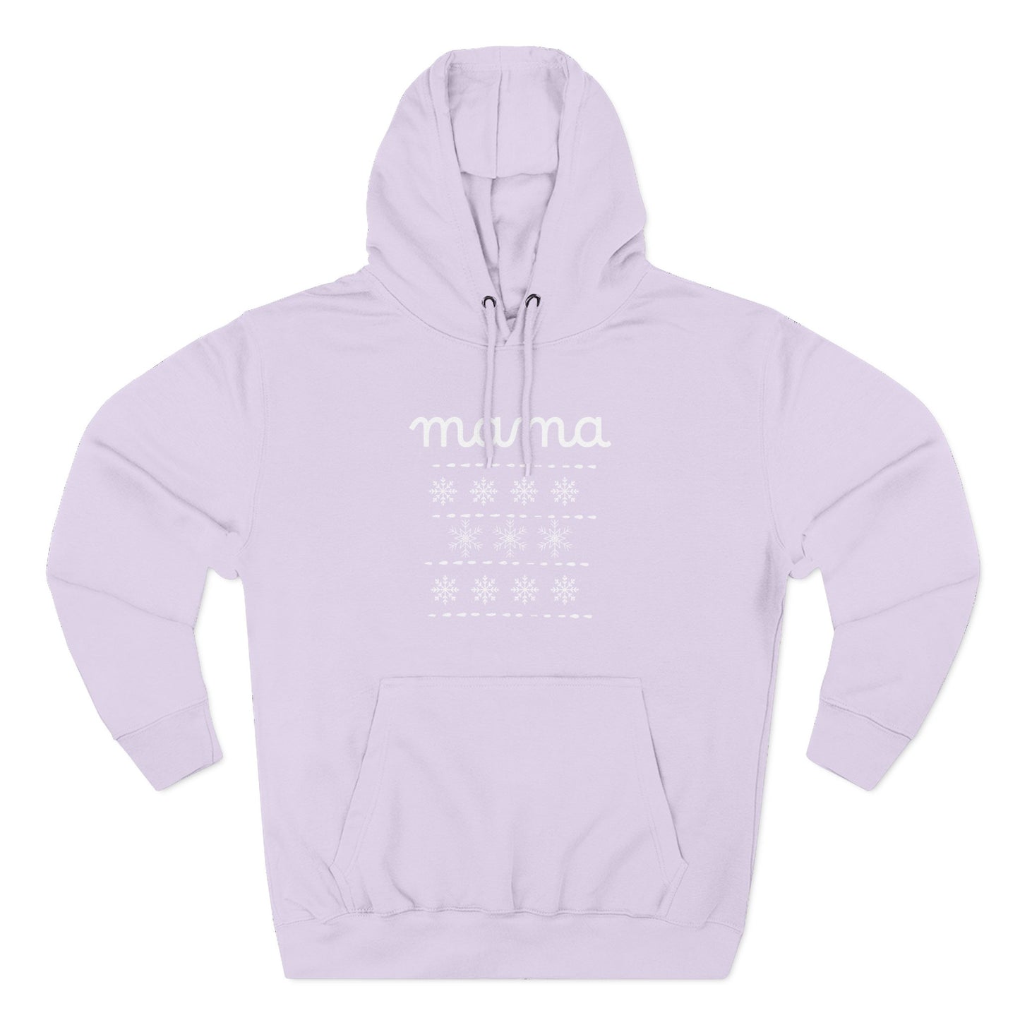 Christmas Mama Three-Panel Fleece Hoodie