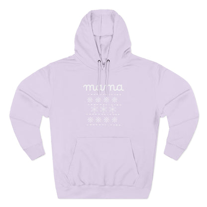 Christmas Mama Three-Panel Fleece Hoodie