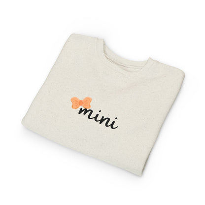 Pumpkin Bow Mini Toddler Matching Mama Sweatshirt