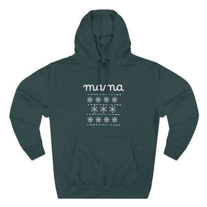 Christmas Mama Three-Panel Fleece Hoodie