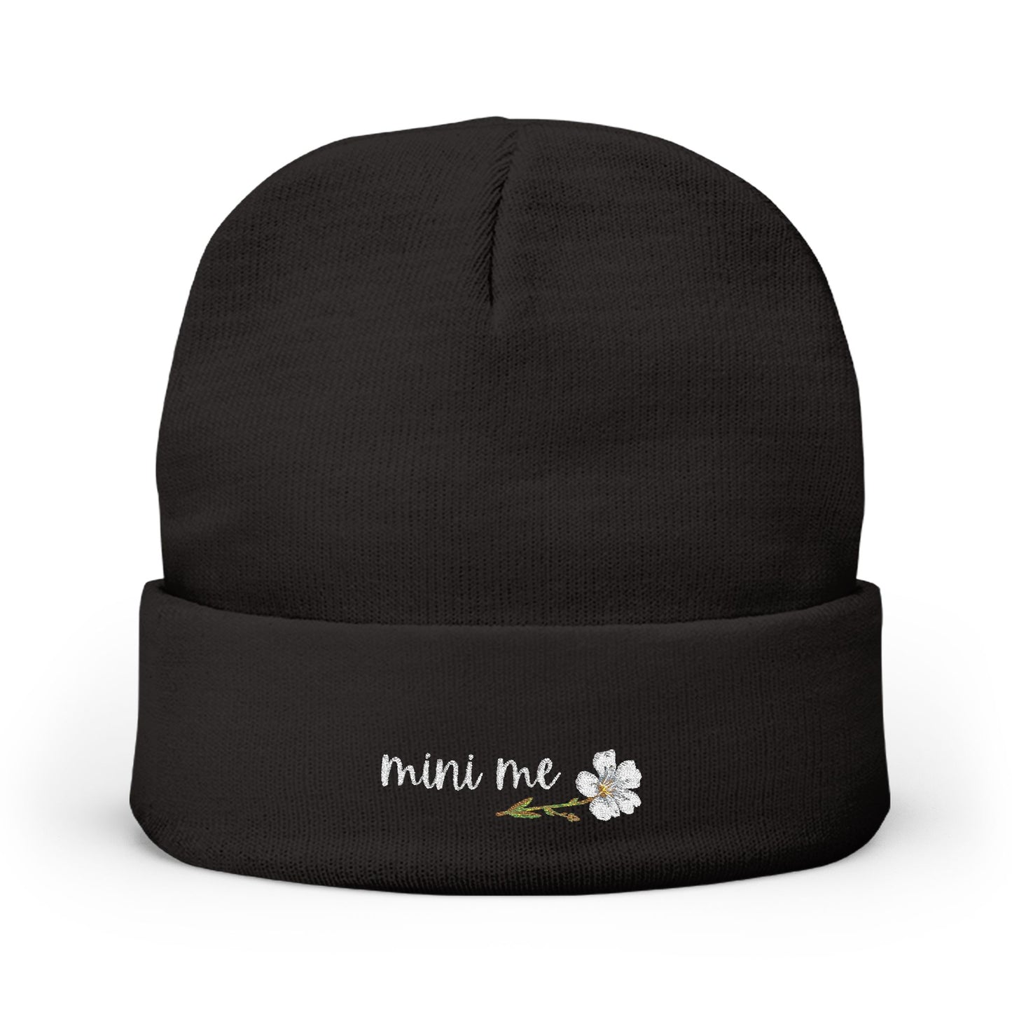 Mini Me Youth Embroidered Knit Beanie