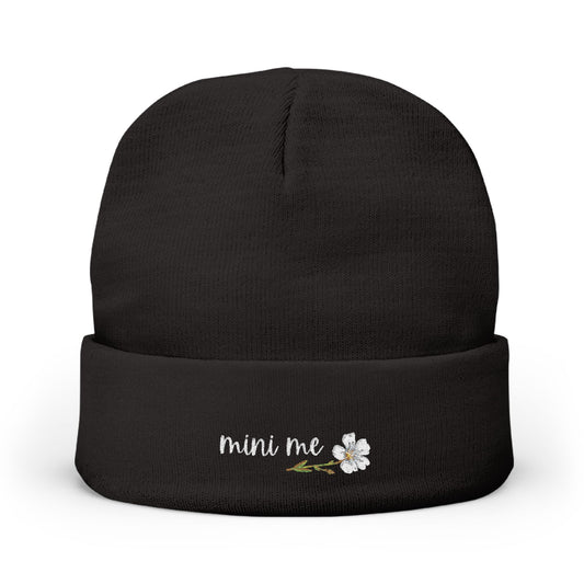 Mini Me Youth Embroidered Knit Beanie