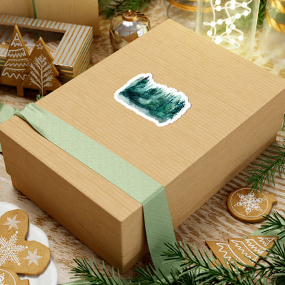 Watercolor Forest Kiss-Cut Stickers