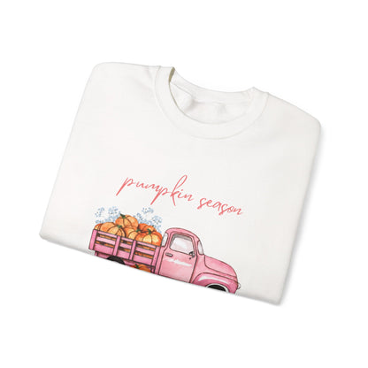 Pumpkin Season Vintage Truck Sweatshirt
