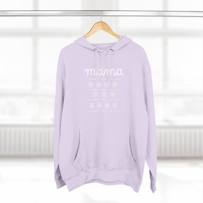 Christmas Mama Three-Panel Fleece Hoodie
