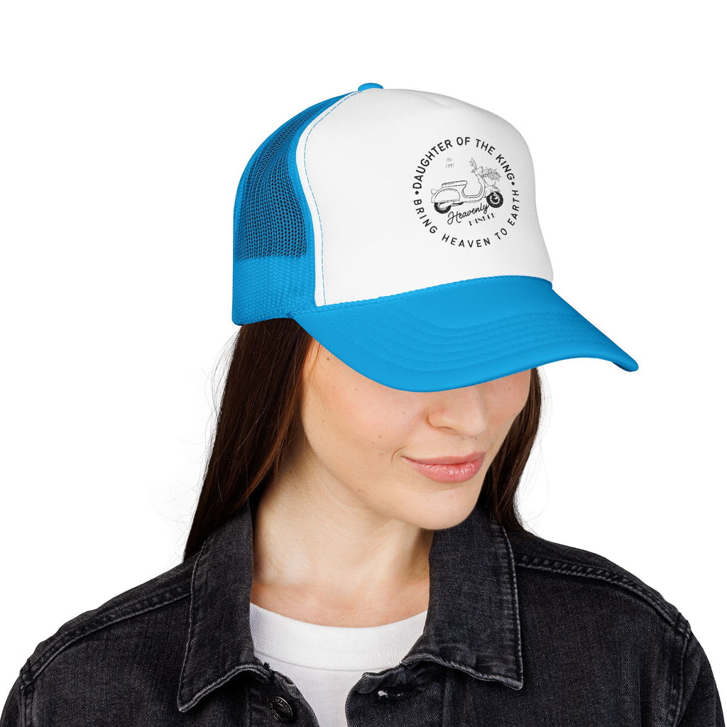 Daughter of the King Embroidered Foam Trucker Hat