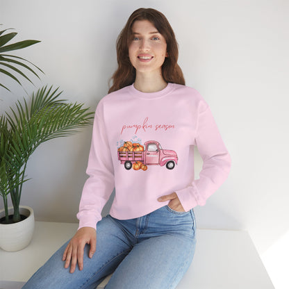 Pumpkin Season Vintage Truck Sweatshirt