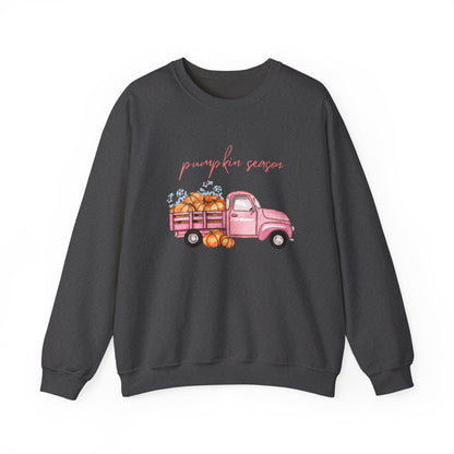 Pumpkin Season Vintage Truck Sweatshirt