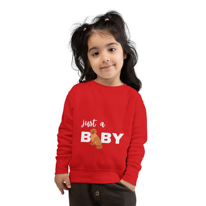 Just a Baby Golden Toddler Sweatshirt