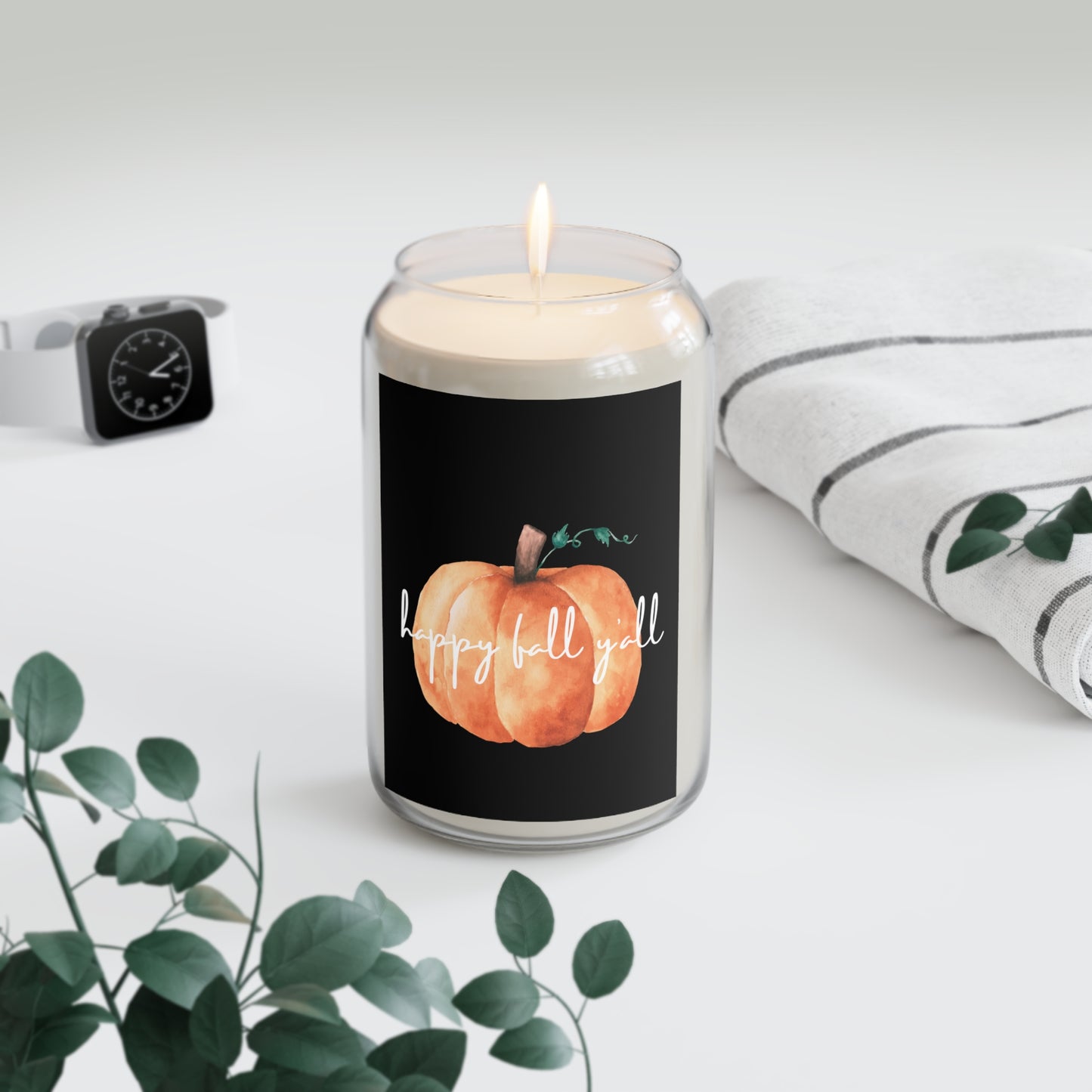Autumn Pumpkin Scented Soy Candle