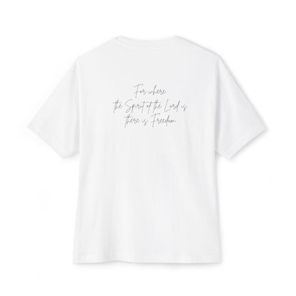 Spirit Filled Mama Tee — Oversized Boxy Women's Christian Shirt