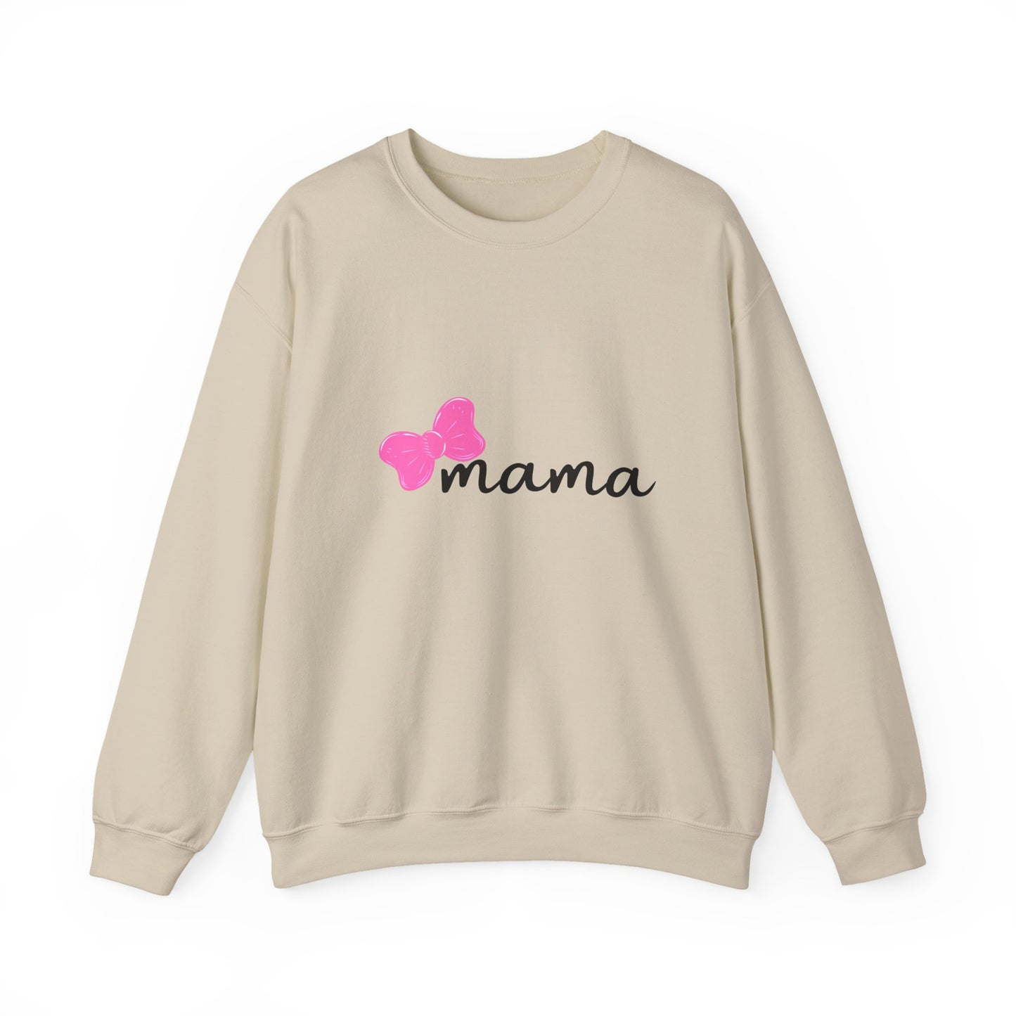 Pink Bow Mama Matching Crewneck Sweatshirt