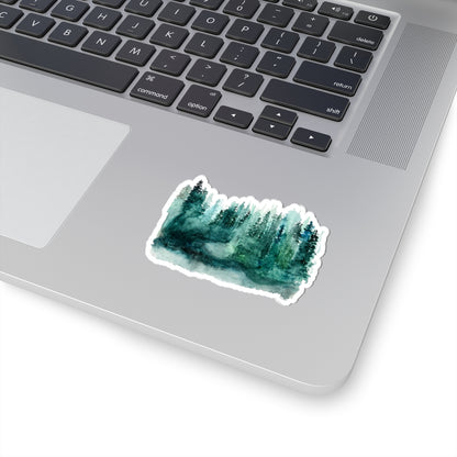 Watercolor Forest Kiss-Cut Stickers