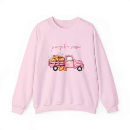 Pumpkin Season Vintage Truck Sweatshirt
