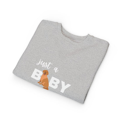 Just a Baby Golden Toddler Sweatshirt