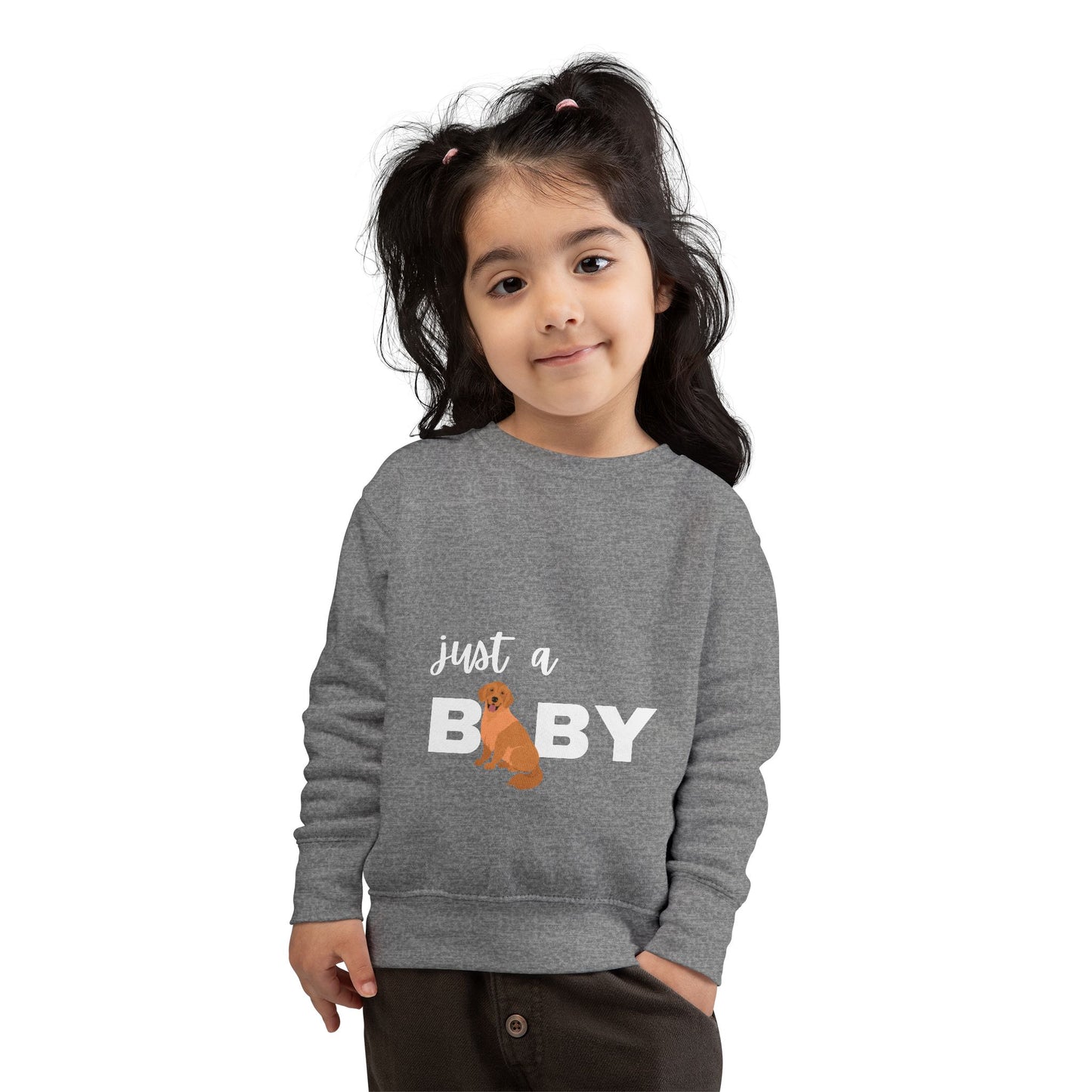 Just a Baby Golden Toddler Sweatshirt