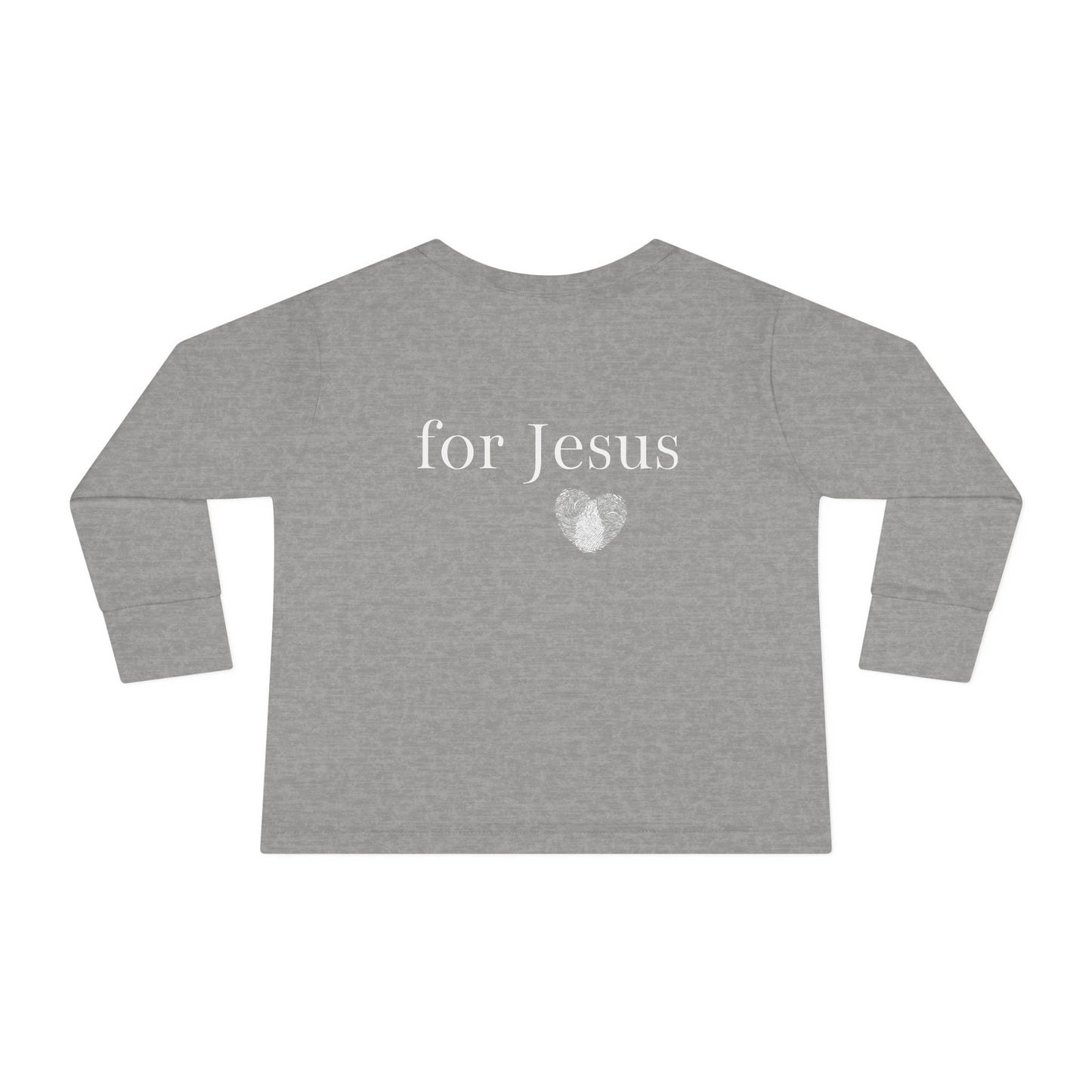 Tiny Warrior for Jesus Toddler Long Sleeve Tee