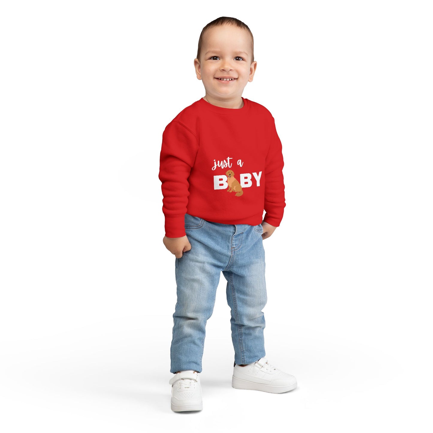 Just a Baby Golden Toddler Sweatshirt