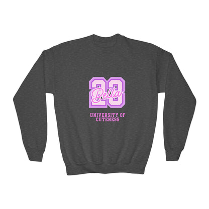 University of Cuteness Youth Sweatshirt Customizeable