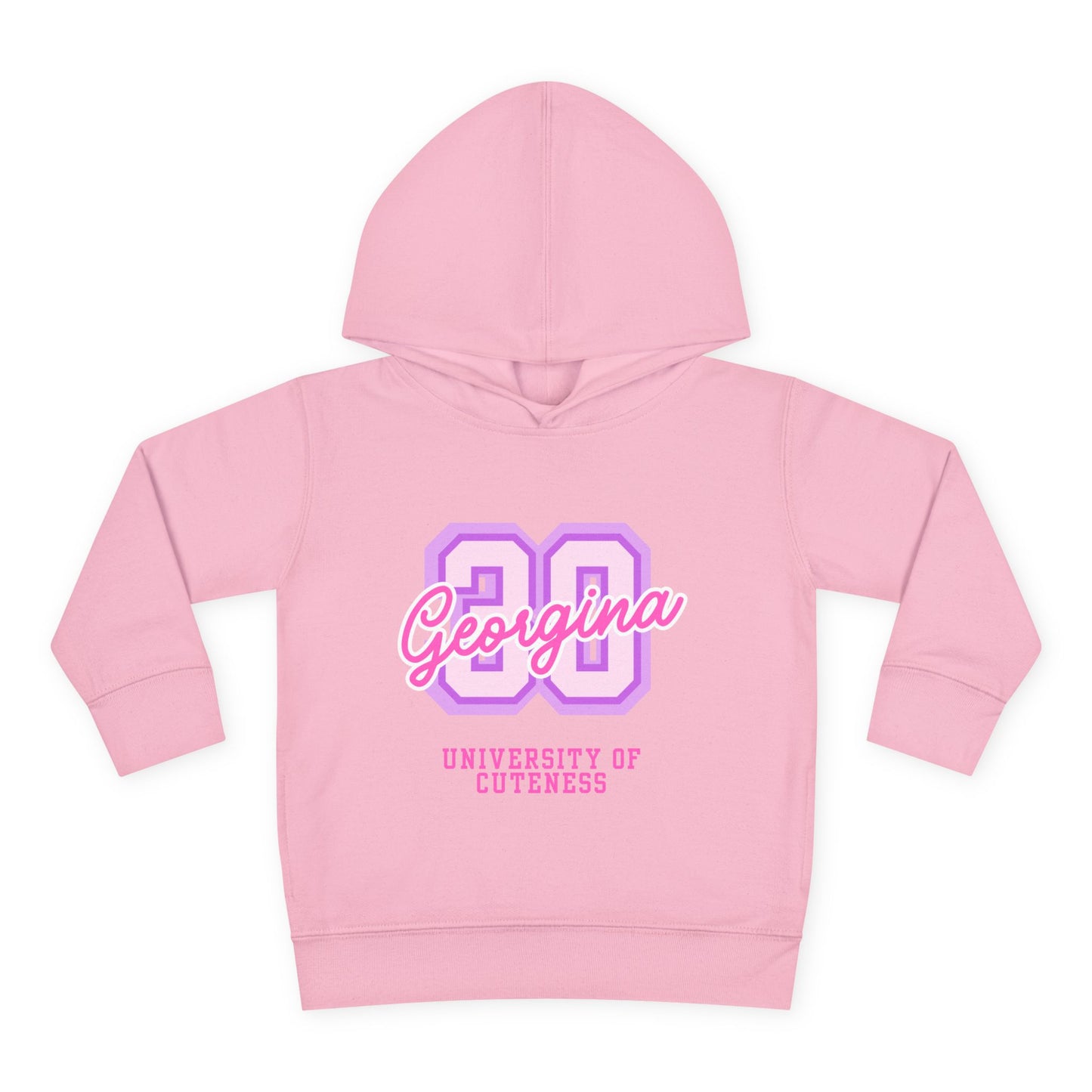 University of Cuteness Toddler Pullover Fleece Hoodie, Cute Kids Hoodie, Personalized Baby Sweatshirt, Toddler Gift, Cozy Kids Clothing