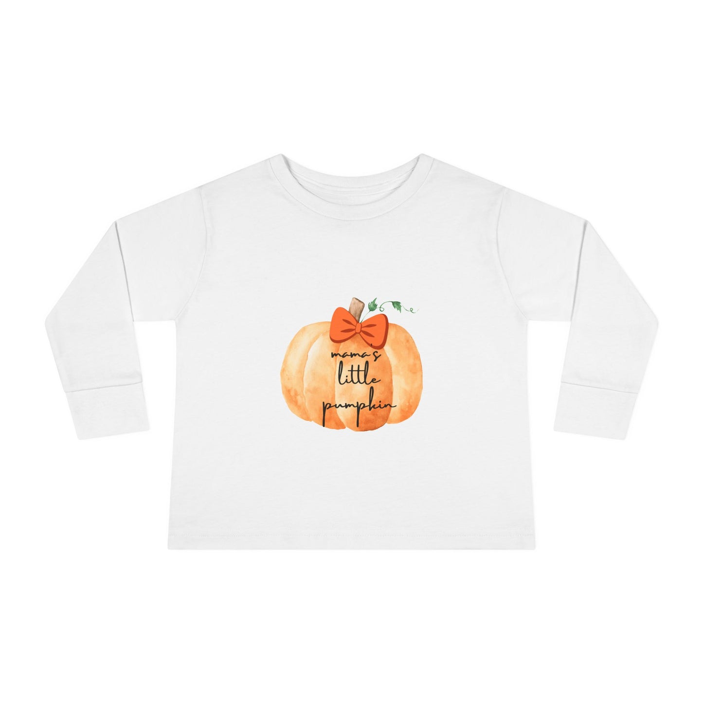 Adorable Toddler Long Sleeve Tee - 'My Little Pumpkin' Fall Shirt, Cute Halloween Outfit, Seasonal Playwear, Toddler Gift, Birthday Shirt