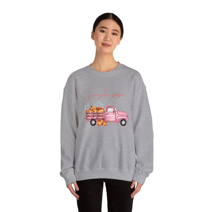 Pumpkin Season Vintage Truck Sweatshirt