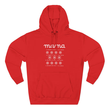 Christmas Mama Three-Panel Fleece Hoodie