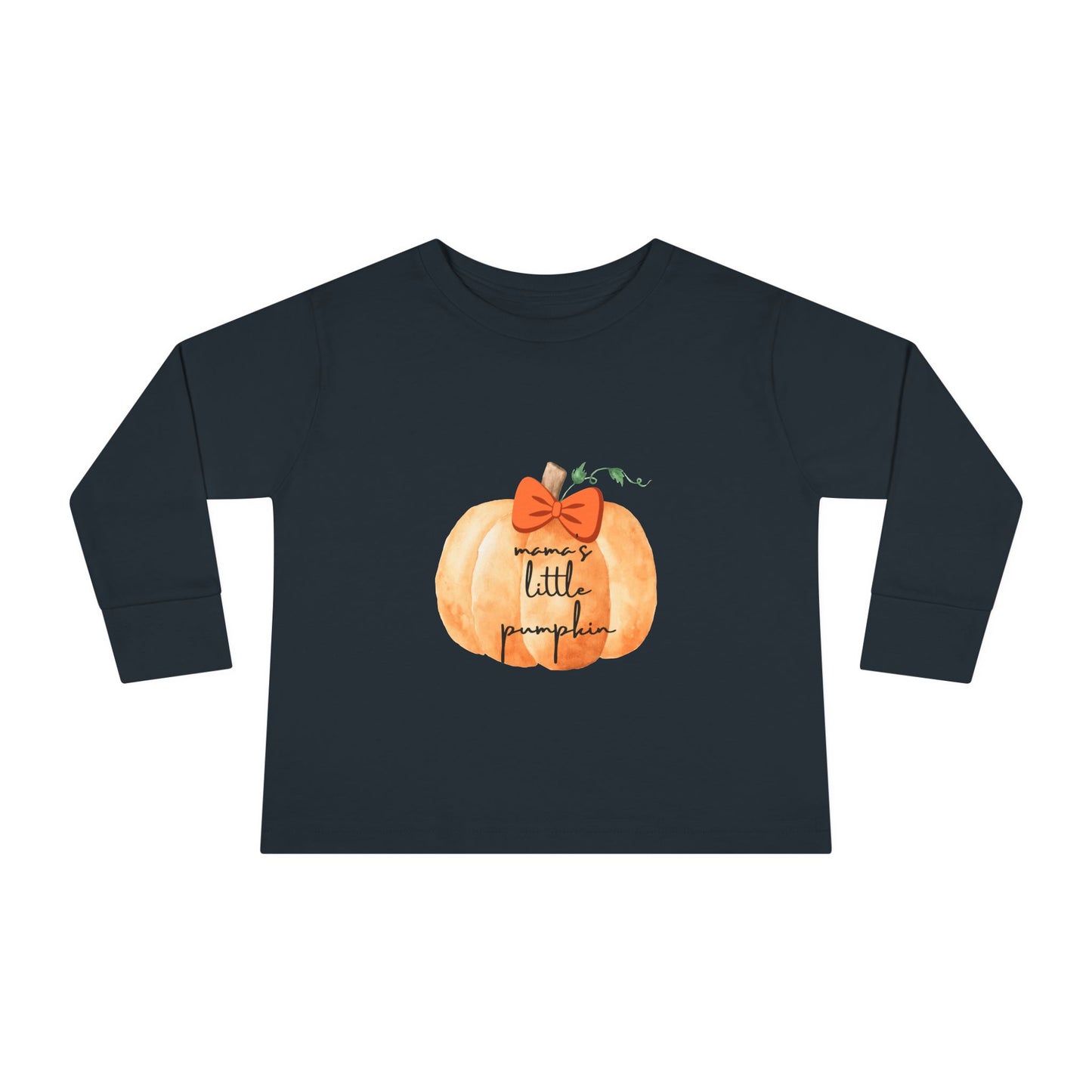 Adorable Toddler Long Sleeve Tee - 'My Little Pumpkin' Fall Shirt, Cute Halloween Outfit, Seasonal Playwear, Toddler Gift, Birthday Shirt