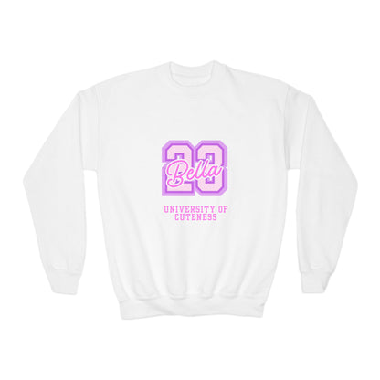 University of Cuteness Youth Sweatshirt Customizeable