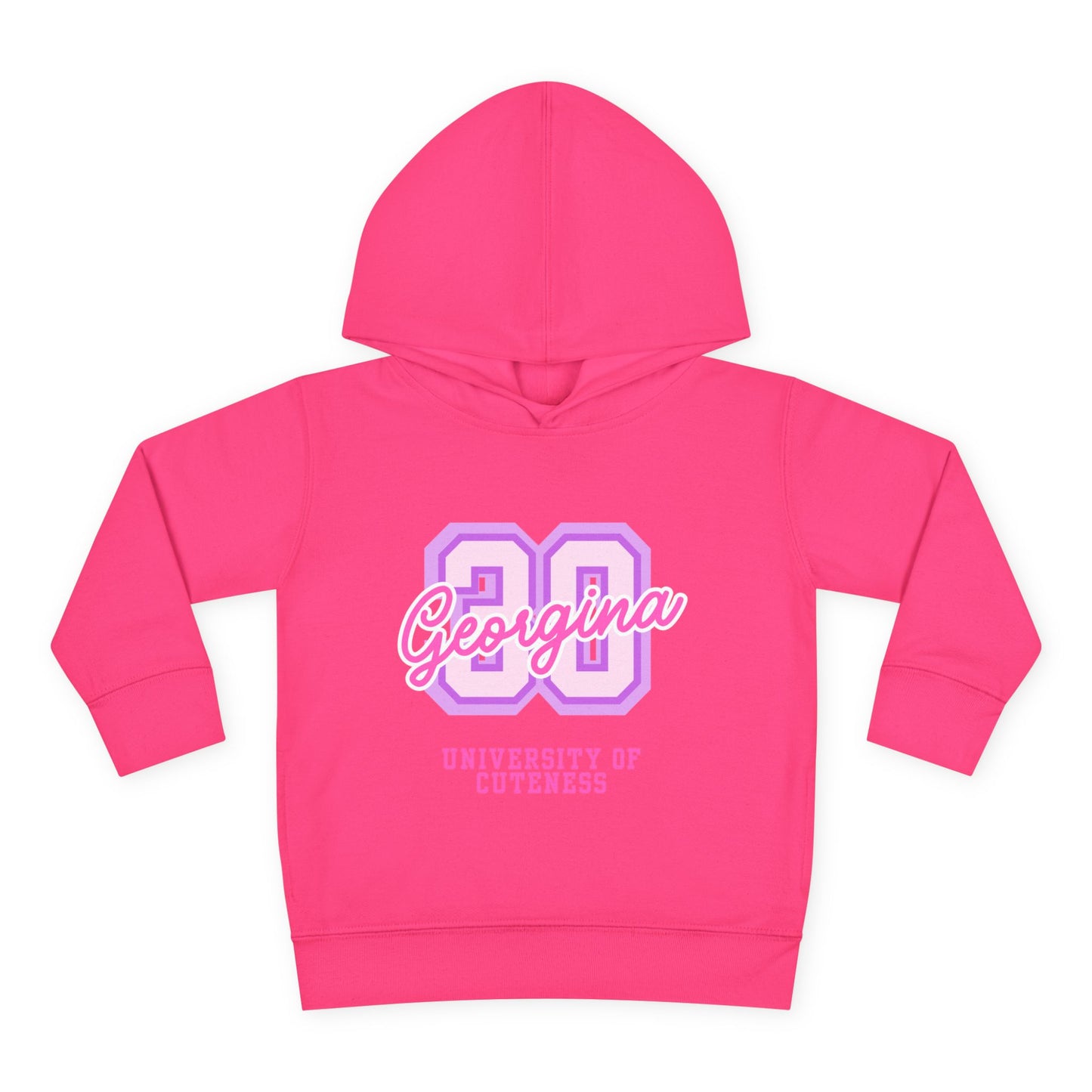 University of Cuteness Toddler Pullover Fleece Hoodie, Cute Kids Hoodie, Personalized Baby Sweatshirt, Toddler Gift, Cozy Kids Clothing