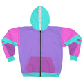 Minimalist 90s Kid Zip Hoodie