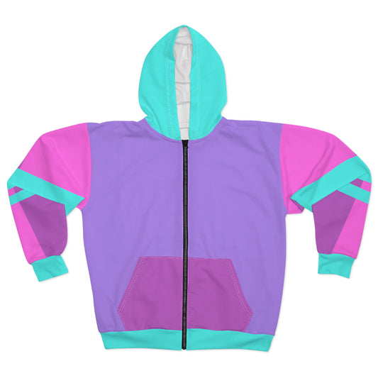 Minimalist 90s Kid Zip Hoodie