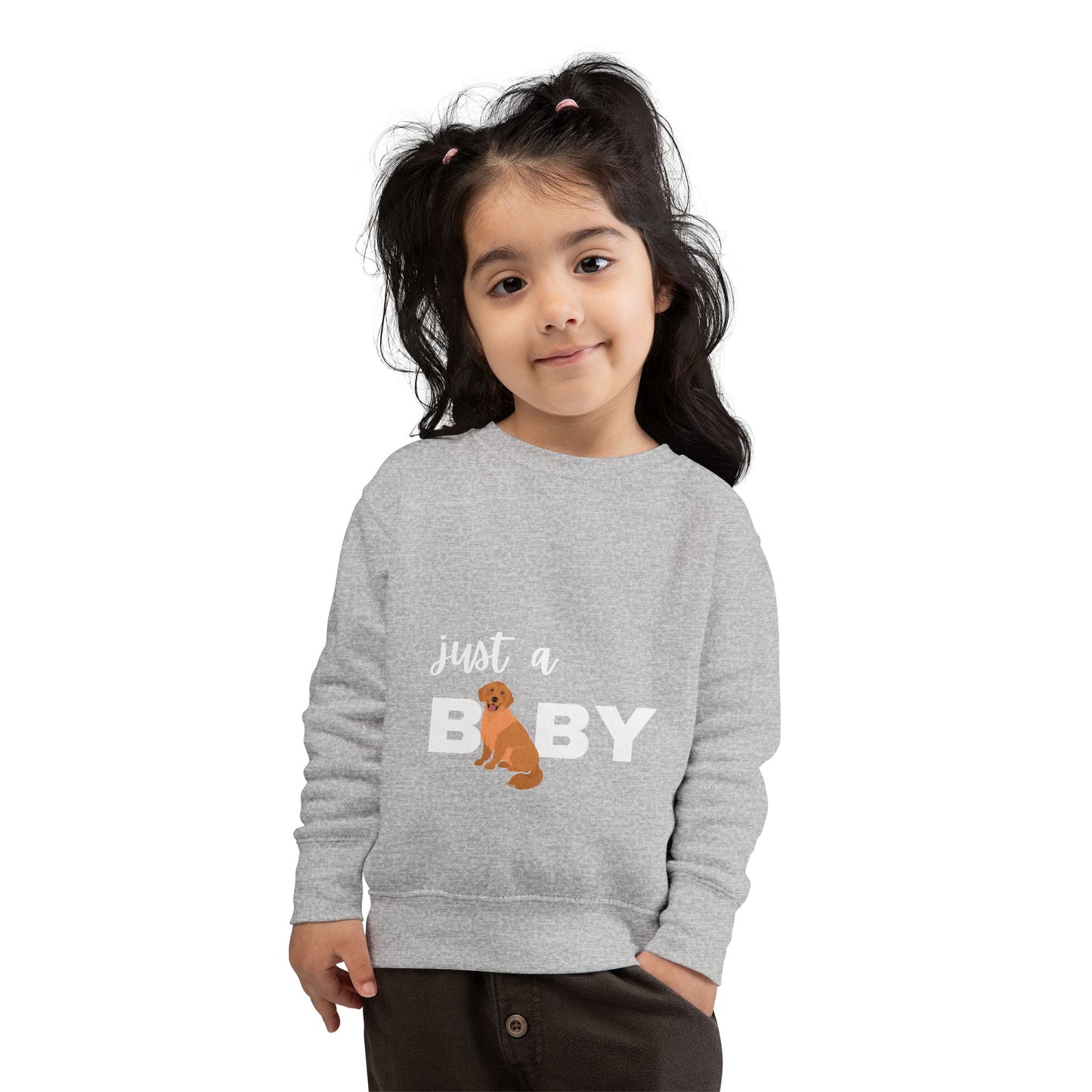 Just a Baby Golden Toddler Sweatshirt
