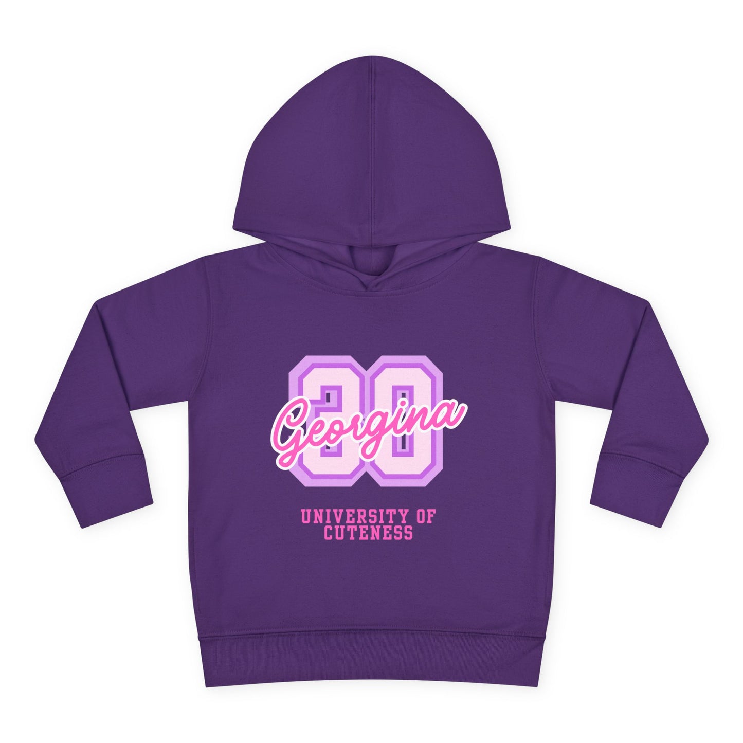 University of Cuteness Toddler Pullover Fleece Hoodie, Cute Kids Hoodie, Personalized Baby Sweatshirt, Toddler Gift, Cozy Kids Clothing