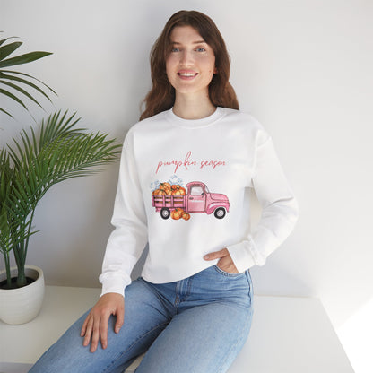 Pumpkin Season Vintage Truck Sweatshirt