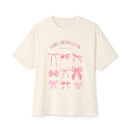 Girl Mom Club Graphic Unisex Oversized Tee
