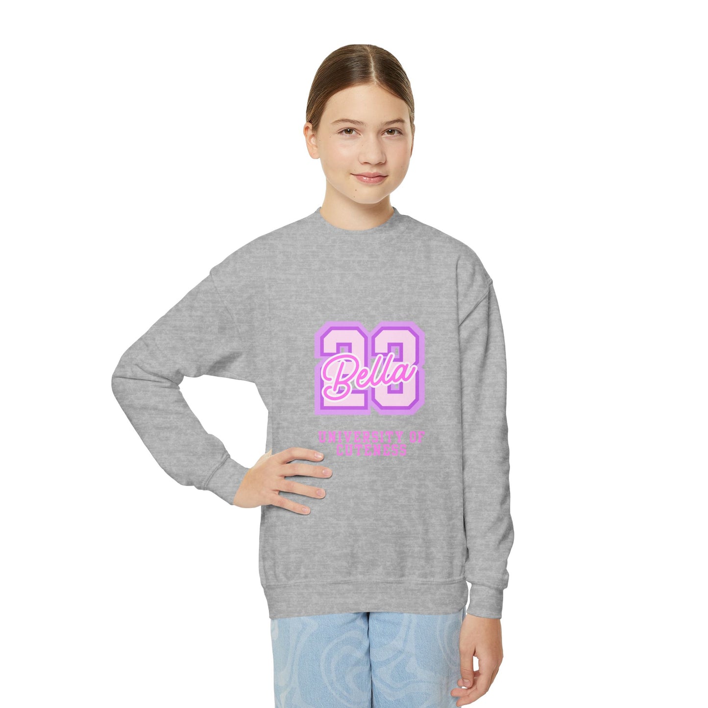 University of Cuteness Youth Sweatshirt Customizeable