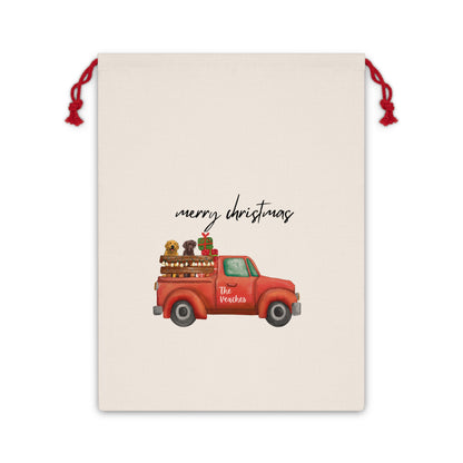 Festive Gift Bag with Merry Christmas Design for Presents, Holiday Storage, Gift Wrap, Eco-Friendly Wrap, Party Favor Bag