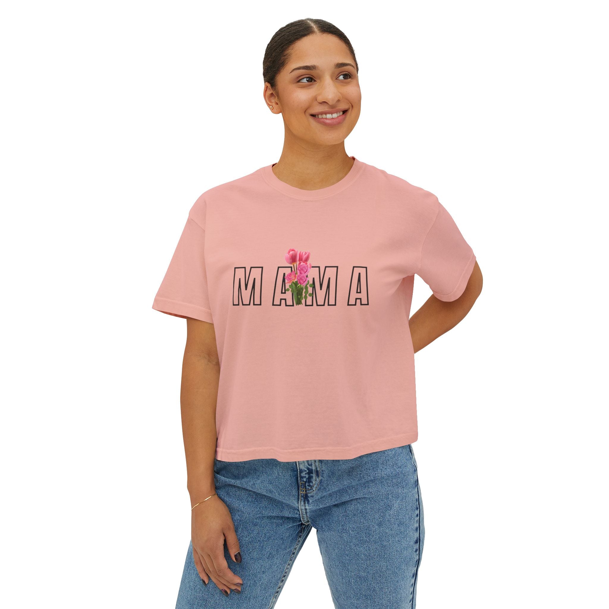 Amy Marie Mama Cropped Tee | Baby Georgi & Me Heritage Collection