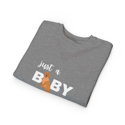 Just a Baby Golden Toddler Sweatshirt